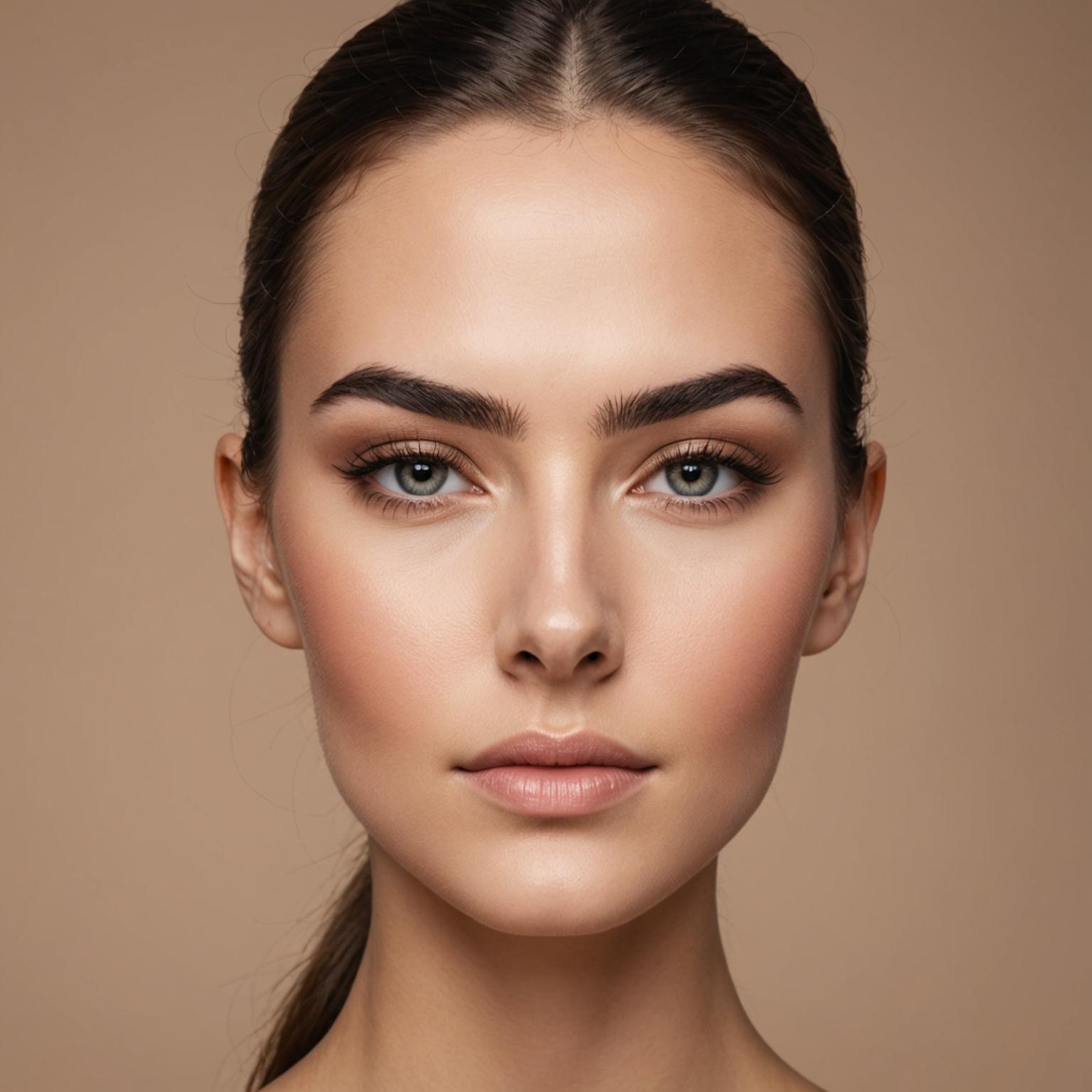 Perfectly shaped eyebrows