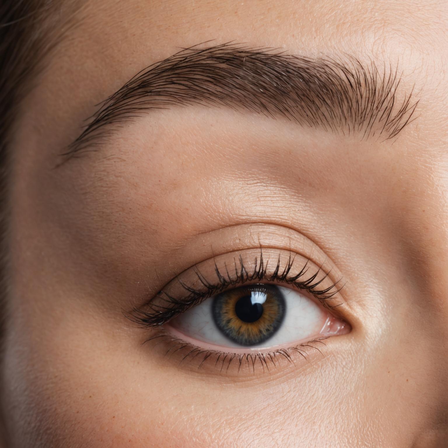 Cosmetic tattoo eyebrows